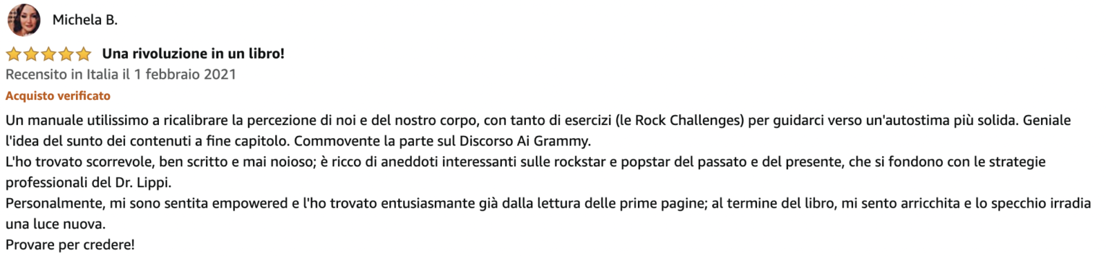 recensione amazon 2 per lo psicologo del rock